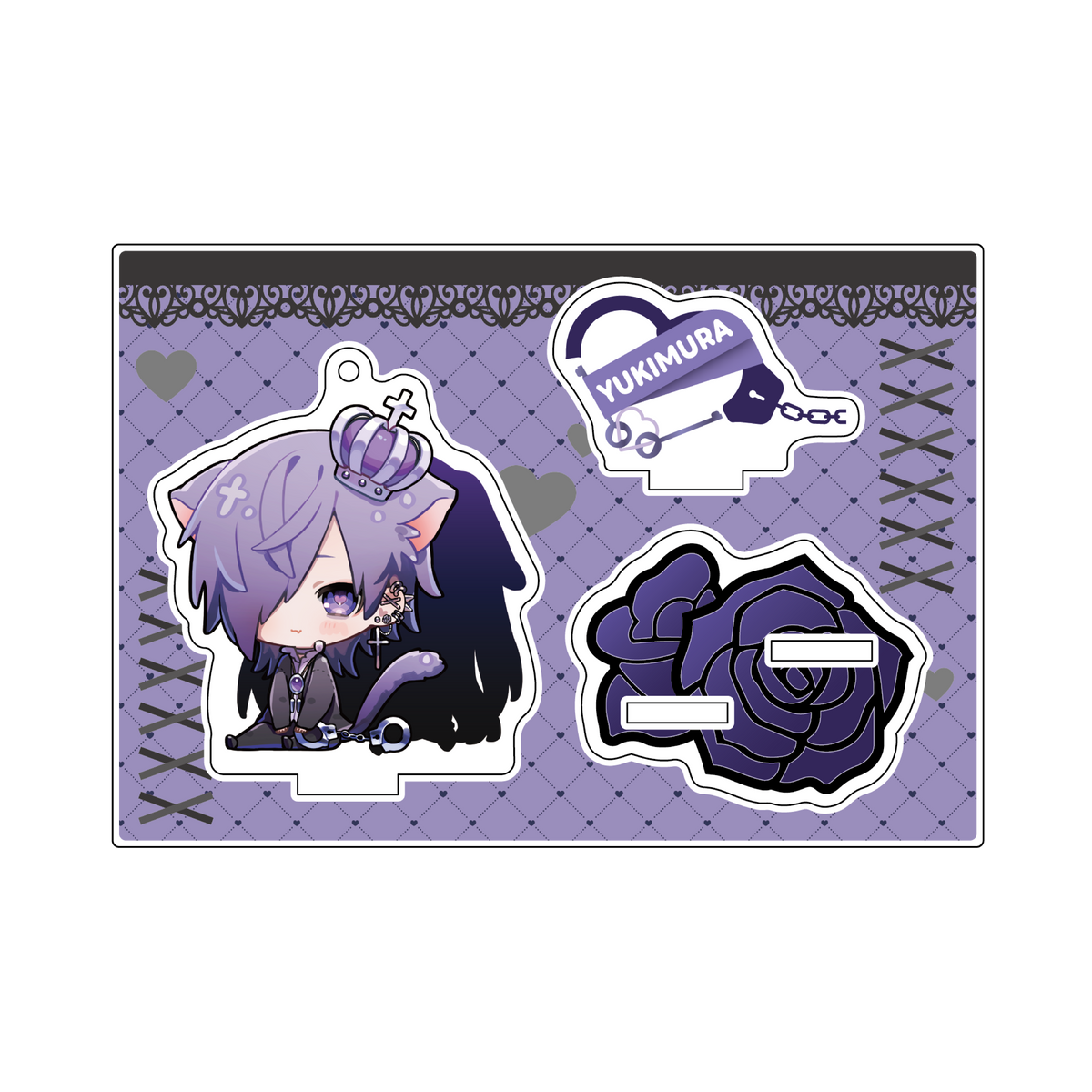 ♡♡♡ずっと一緒♡♡♡おでかけ両面アクスタキーホルダー